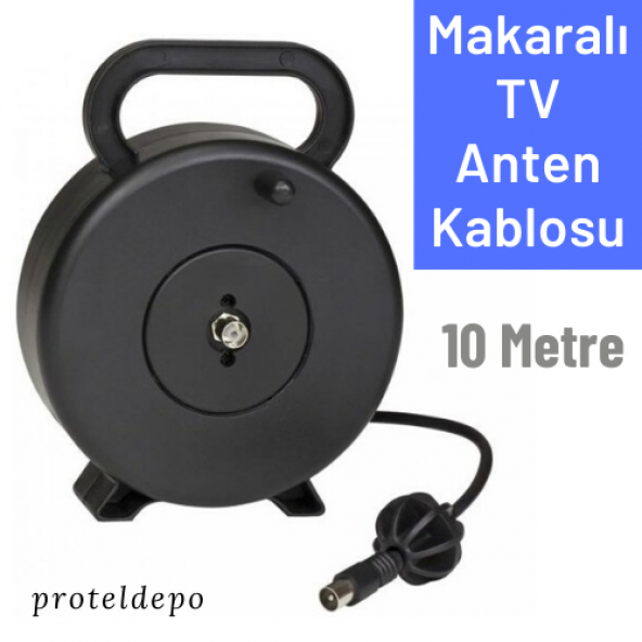 TV Anten Kablosu, Makaralı Hazır Kablo, 10 Metre ürün görseli 1
