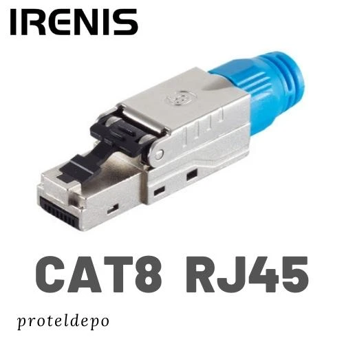IRENIS CAT8 RJ45 Aletsiz Montaj tipi Konnektör, Cat8, Cat7 Kablo uyumlu ürün görseli 1