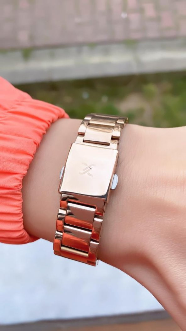 DANIEL KLEIN EDK.1.10036.2 BİLEKLİK HEDİYELİ YENİ SEZON ROSE GOLD KADIN KOL SAATİ - Resim 6