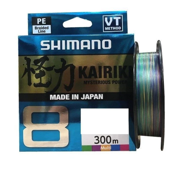 Shimano Kairiki 8 Kat Multi Color 300 mt İp Misina 0.28 MM ürün görseli 1