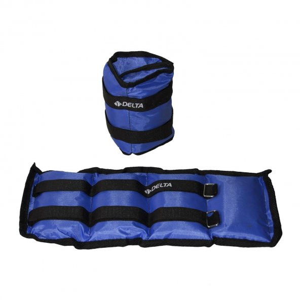 Delta 3 Kg x 2 Adet Toplam 6 Kg El Ayak Bilek Kas Güçlendirici Ağırlık Seti Kum Ağırlık Torbası ürün görseli 1