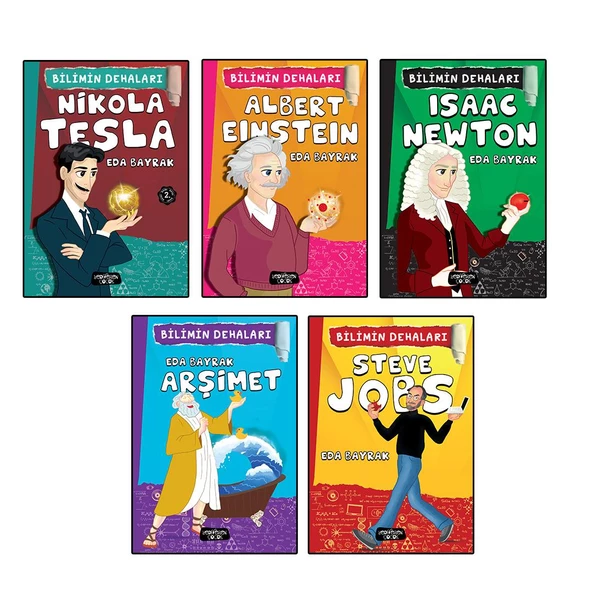 Bilimin Dehaları Seti -1 5 Kitap Takım ürün görseli 1