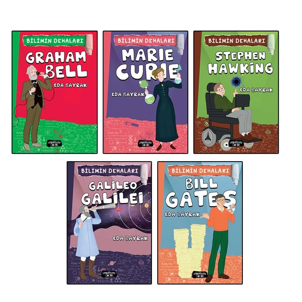 Bilimin Dehaları Seti -2 5 Kitap Takım ürün görseli 1