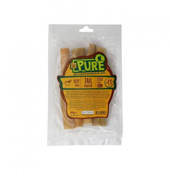Delibon Pure Dana Kurutulmuş Ödül Kuyruk 100gr ürün görseli 1