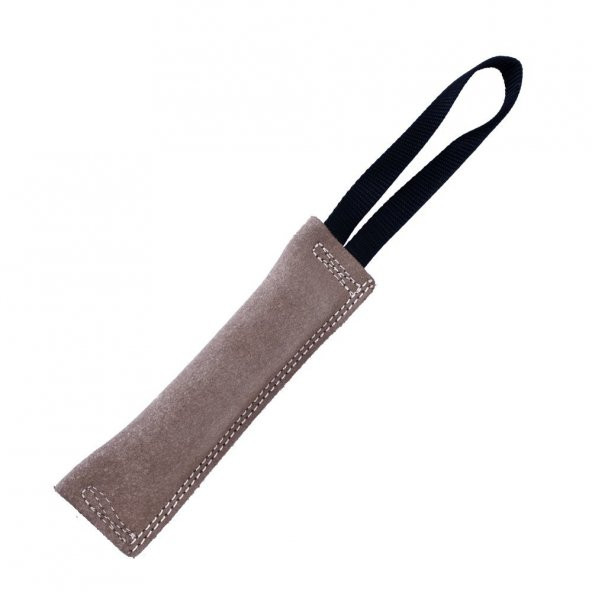 Doggie Eğitim Serisi Gerçek Süet Deriden El Yapımı Köpek Isırma Yastığı 2x5-18cm Bej ürün görseli 1