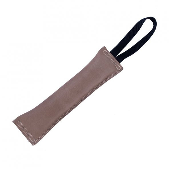 Doggie Eğitim Serisi Gerçek Süet Deriden El Yapımı Köpek Isırma Yastığı 2x8-30cm Bej ürün görseli 1