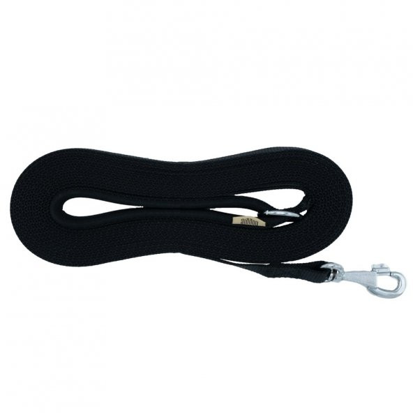 Doggie Özel Üretim Ekstra Uzun Dokuma Sevk Kayışı 1,5x700cm Siyah/ ürün görseli 1