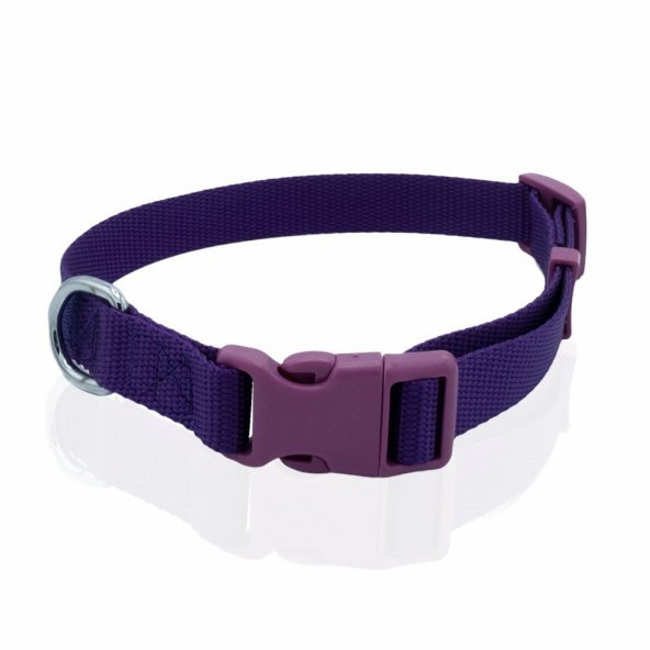 Doggie Ayarlanabilir Özellikli Dokumadan El Yapımı Köpek Boyun Tasması 2x30-45cm Mor ürün görseli 1