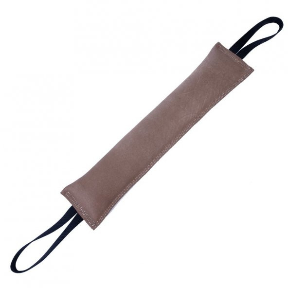Doggie Eğitim Serisi Gerçek Süet Deriden El Yapımı Köpek Isırma Yastığı 2x11-50cm Bej ürün görseli 1