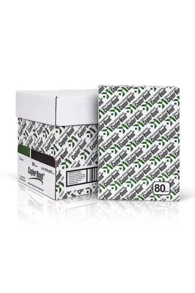 Copier Bond A4 Fotokopi Kağıdı 80Gr 5 Paket (1 Koli) 2500 Sayfa ürün görseli 1