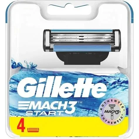 Gillette Mach3 Start Yedek Erkek Tıraş Bıçağı 4'lü ürün görseli 1