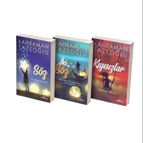Kahraman Tazeoğlu Seti-4 3 Kitap Takım - Yediveren Yayınları ürün görseli 1