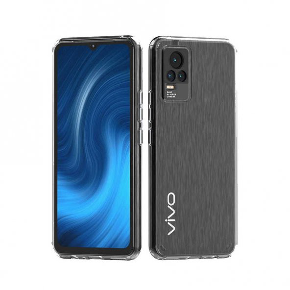Vivo V21 Kılıf Şeffaf Lüx Ultra Koruma Silikon ürün görseli 1