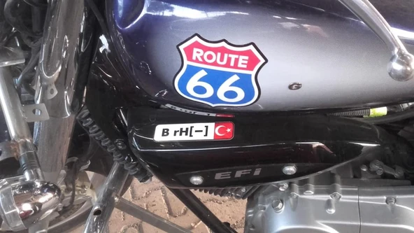 TR B rH - Reflektif Kan Grubu Seti Sticker Çınar Extreme - Resim 3