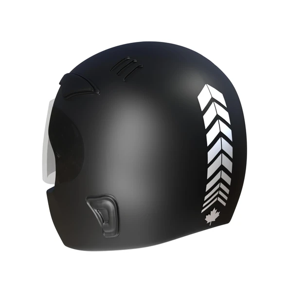 2 Adet Sport Kask, Araba Ayna Süt Beyaz Kask Sticker Çınar Extreme ürün görseli 1