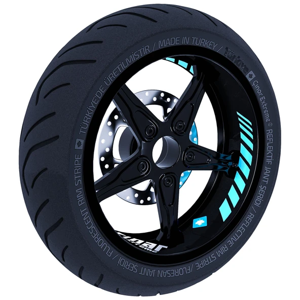 Gp Racing Nane Yeşili İç Jant Şeridi Sticker Çınar Extreme ürün görseli 1