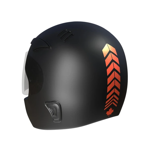 2 Adet Sport Kask, Araba Ayna Floresan Turuncu Kask Sticker Çınar Extreme ürün görseli 1