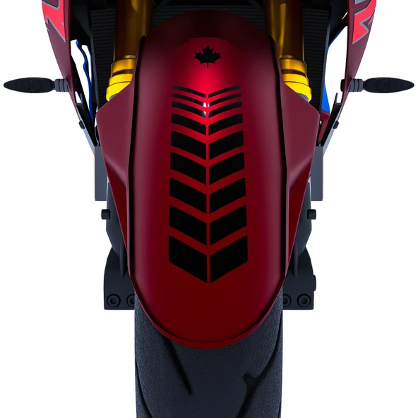 2 Adet Sport Motosiklet Çamurluk Jet Siyah Kask Sticker Çınar Extreme ürün görseli 1