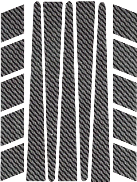 Şerit Şeklinde Gerçek Karbon Fiber Dokulu Sticker Çınar Extreme ürün görseli 1