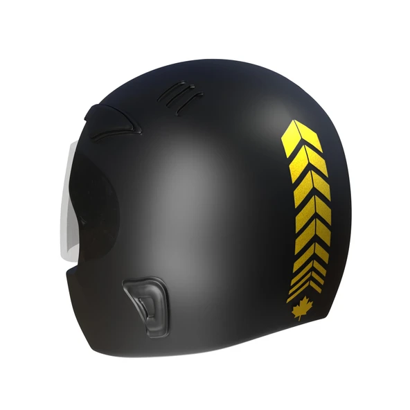 2 Adet Sport Kask, Araba Ayna Reflektif Sarı Kask Sticker Çınar Extreme ürün görseli 1