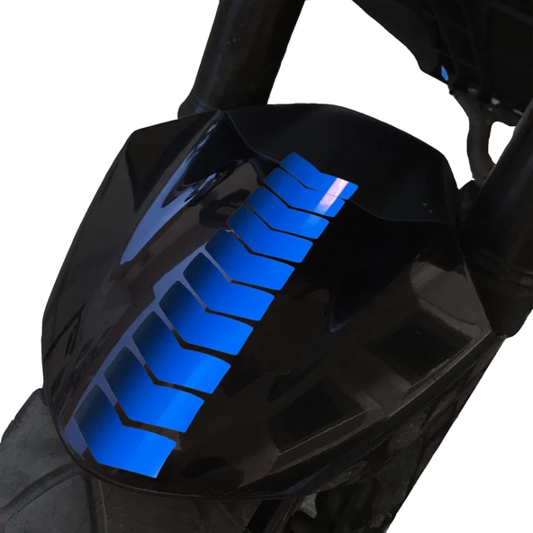 Ok Tasarımlı Azur Mavi Çamurluk Kask Sticker Çınar Extreme ürün görseli 1