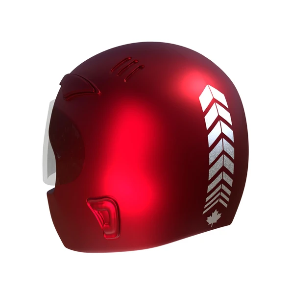 2 Adet Sport Kask, Araba Ayna Reflektif Gri Kask Sticker Çınar Extreme ürün görseli 1