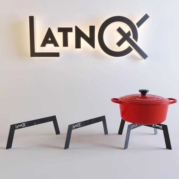 23 Cm Latnox OX+ Kamp Ocağı Pratik Metal Ateş Üstü Kamp Izgarası ürün görseli 1