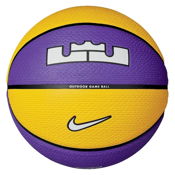 Nike Playground 2.0 8P L James Deflated Unisex Basketbol Topu Mor 7 Numara N.100.4372.575.07 ürün görseli 1