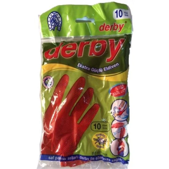 Derby Naylon Eldiven 10 No ürün görseli 1