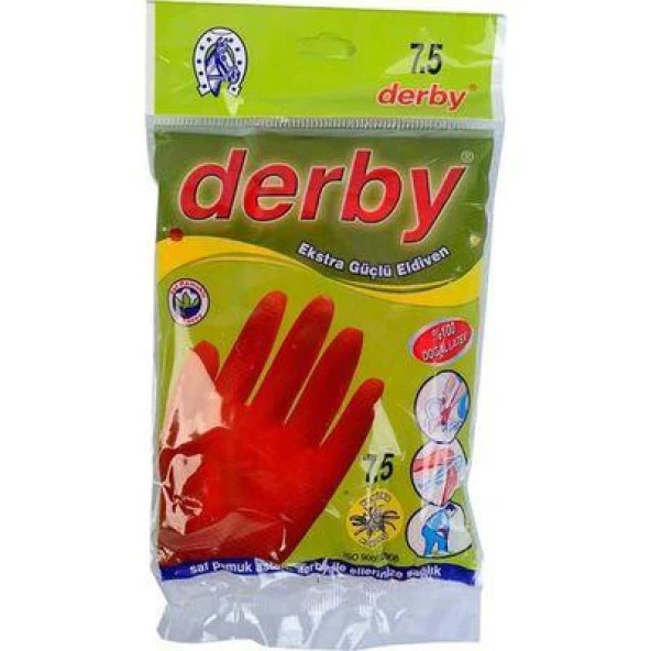 Derby Naylon Eldiven 7,5 No ürün görseli 1