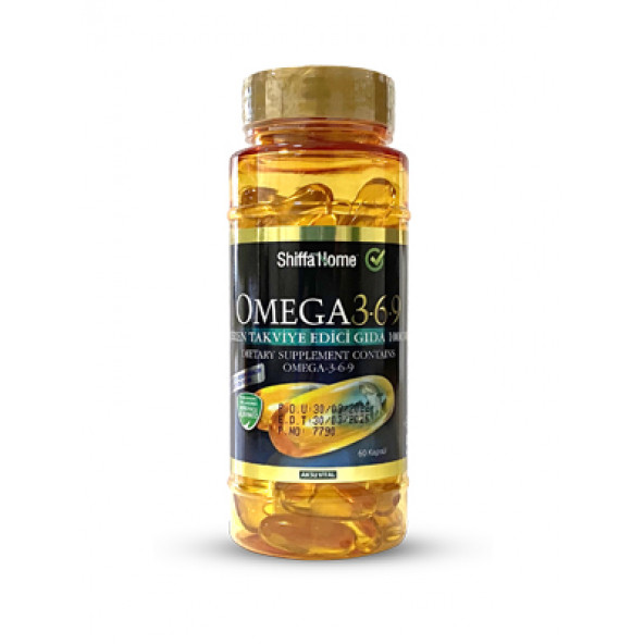 Shiffa home omega 3-6-9 1000 mg 60 yumuşak jel ürün görseli 1