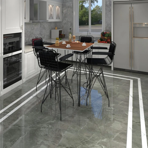 Knsz masa sandalye takımı hem105zengin cvzsyh 080*080 4 sandalye syhsyh kolçaklı sırt minderli ürün görseli 1