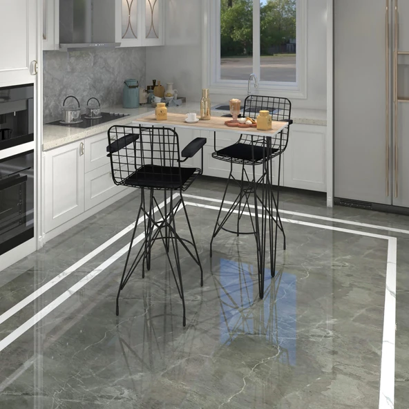 Knsz masa sandalye takımı hem105zengin crdsyh 100*040 2 sandalye syhsyh kolçaklı ürün görseli 1