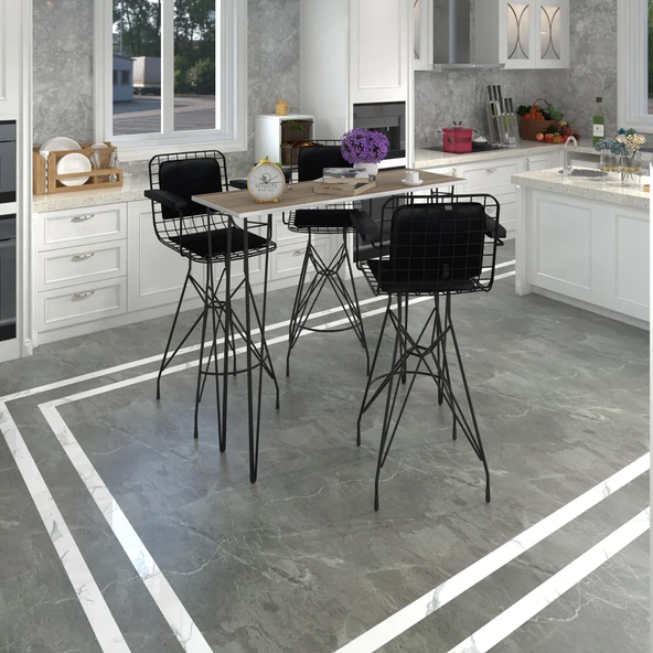 Knsz masa sandalye takımı hem105zengin crdsyh 120*040 3 sandalye syhsyh kolçaklı sırt minderli ürün görseli 1