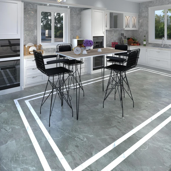 Knsz masa sandalye takımı hem105zengin crdsyh 100*070 4 sandalye syhsyh kolçaklı sırt minderli ürün görseli 1