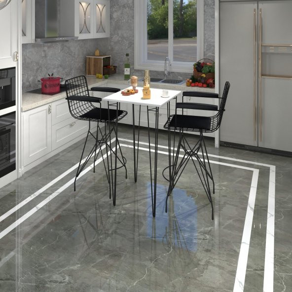Knsz masa sandalye takımı hem105zengin byzsyh 060*060 2 sandalye syhsyh kolçaklı ürün görseli 1