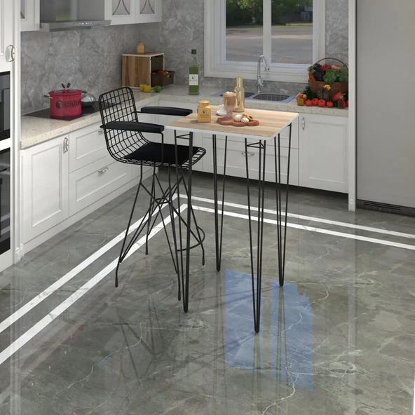 Knsz masa sandalye takımı hem105zengin crdsyh 060*060 1 sandalye syhsyh kolçaklı ürün görseli 1