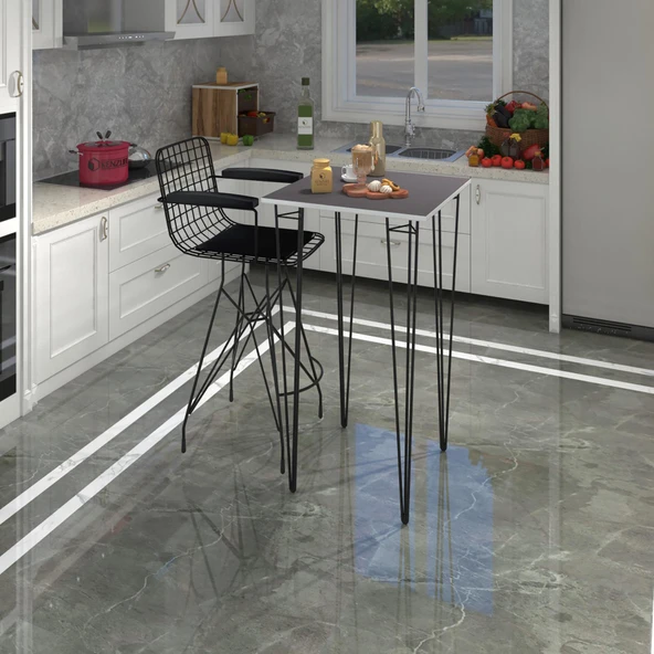 Knsz masa sandalye takımı hem105zengin grisyh 060*060 1 sandalye syhsyh kolçaklı ürün görseli 1