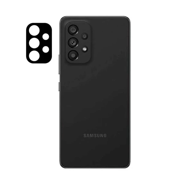 Gpack Samsung Galaxy A53 5G Kamera Lens Koruyucu Cam Siyah ürün görseli 1