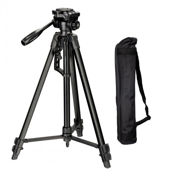 Fujifilm xt3 xt4 Uyumlu 135Cm Profesyonel Tripod ürün görseli 1