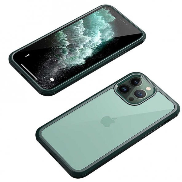 Apple iPhone 13 Pro Kılıf Ön Arka Tam Kapatan 360 Tam Koruma Lüx Kapak ürün görseli 1