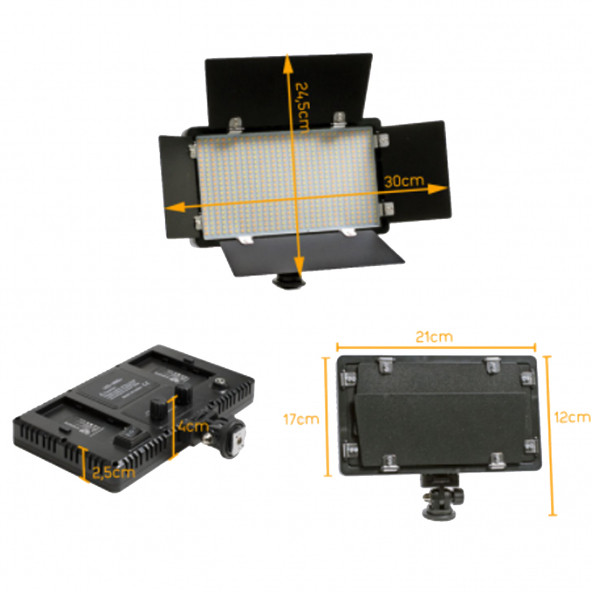 Deyatech 2 Lİ Pro Led 600 Video You Tube Çekim Işığı ürün görseli 1