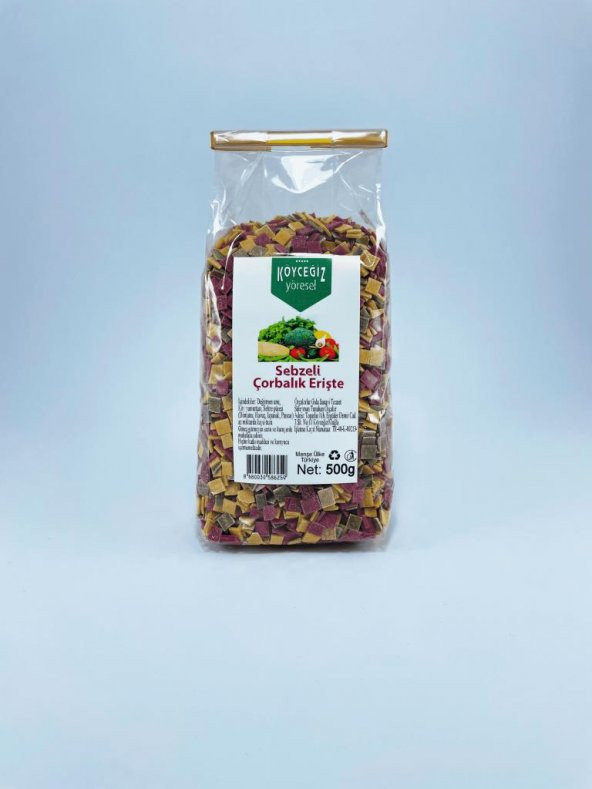 Kb Köyceğiz Yöresel Sebzeli Çorbalık Erişte 500 G ürün görseli 1