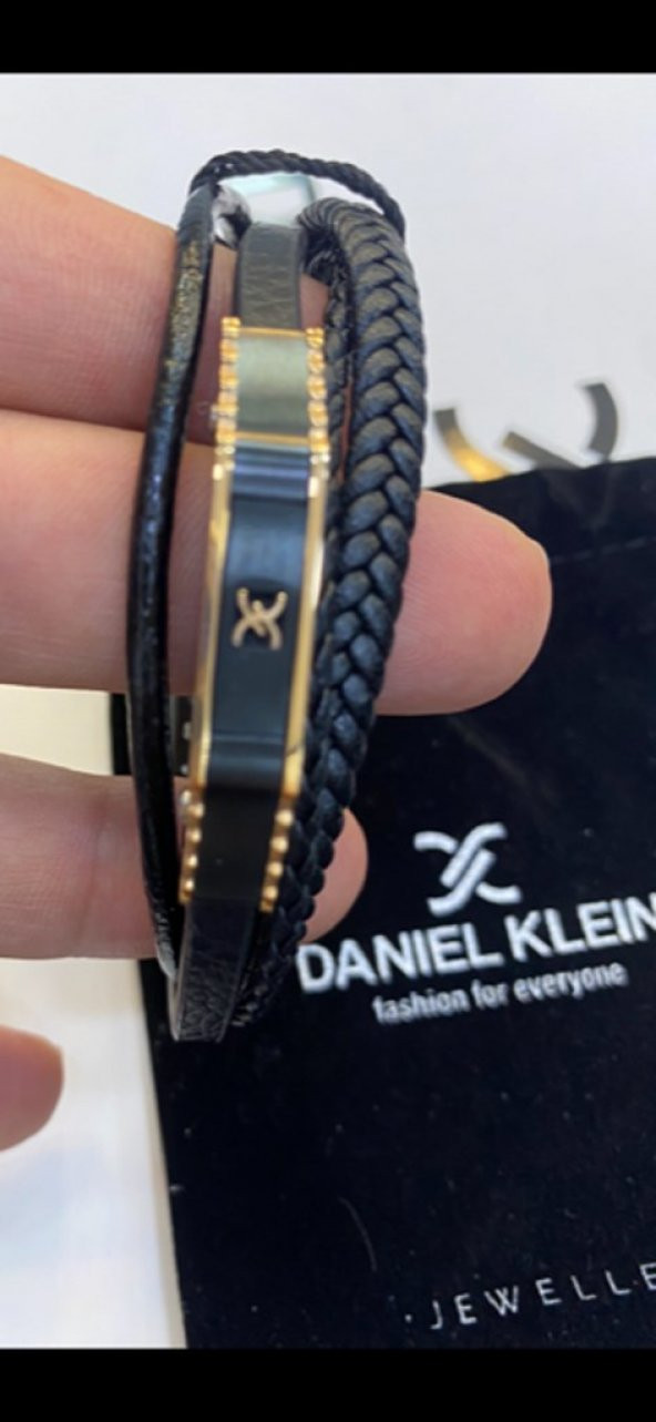 DANIEL KLEIN DKB.6.2074.04 ERKEK DERİ BİLEKLİK - Resim 9