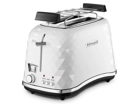 Delonghi CTJ2103 W FRONT Bianco Ekmek Kızartma Makinesi Beyaz ürün görseli 1