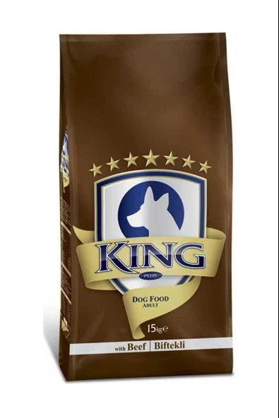King Biftekli Yetişkin Köpek Maması 15 Kg ürün görseli 1