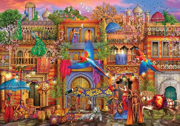 KS Puzzle 4000 Parça Arabian Street - Resim 2