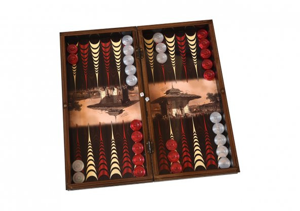 KS Games Master Elegance Tavla Üsküdar Çeşmesi - Resim 3