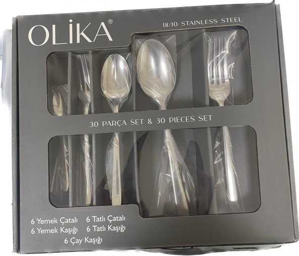 Olika Melisa 30 Parça Çatal Kaşık Bıçak Seti - Resim 3
