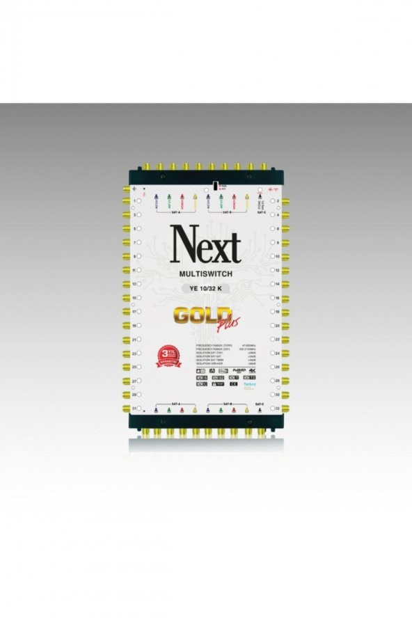 Next 10/32 Sonlu Gold Plus Multiswitch Uydu Santrali ürün görseli 1